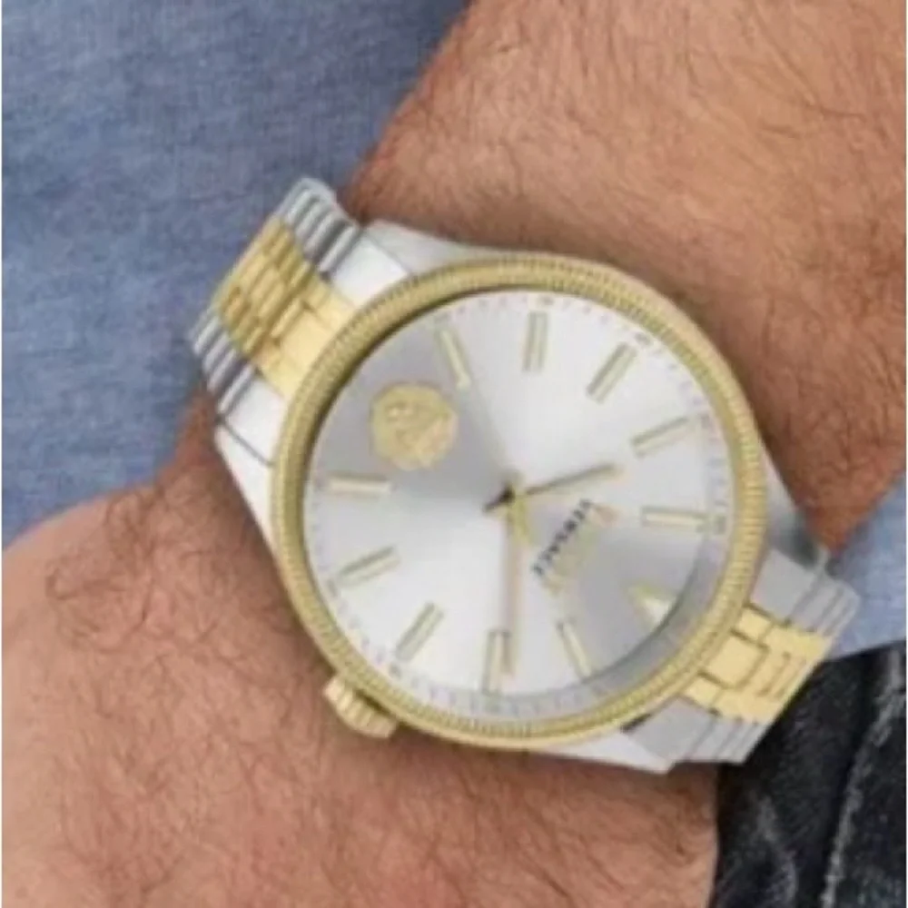 Versace Men's Colonne Two-Tone Stainless Steel Quartz Watch